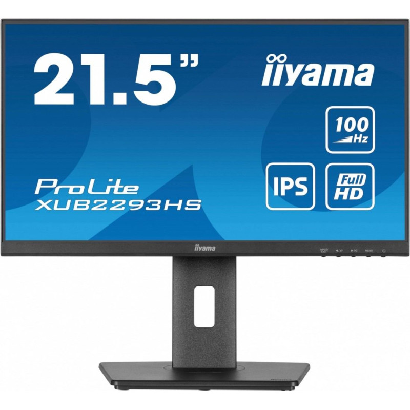 Iiyama Monitor 22 cale xub2293hs-b6 ips,hdmi,dp,has(150mm)