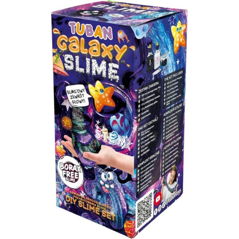 Tuban Zestaw slime diy galaxy