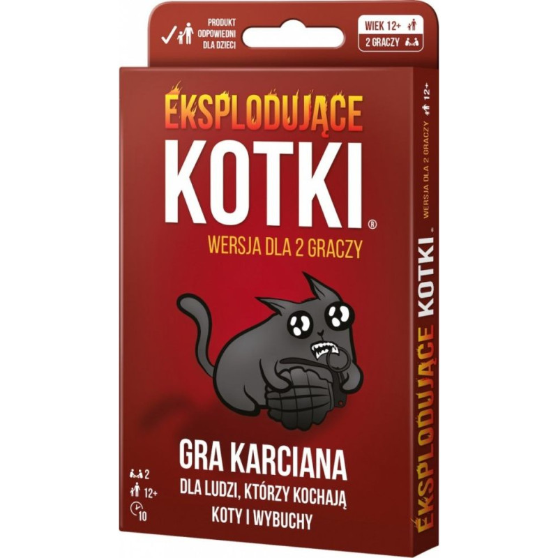 Rebel Gra karciana eksplodujace kotki wersja dla 2 graczy