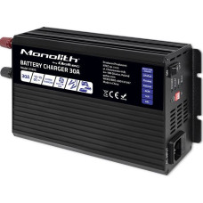 Qoltec Inteligentna ładowarka do akumularów lifepo4 agm gel sla | 30a | 12v