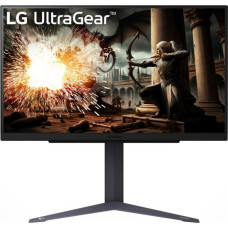 Lg Electronics Monitor 27 cali 27gs75q-b qhd ultragear 200hz, 1ms, 300cd, pivot, has