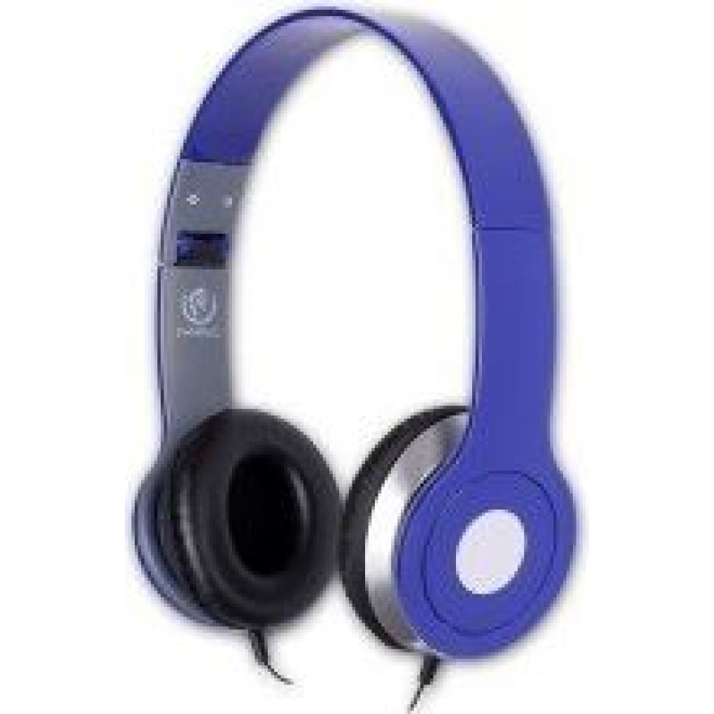 Rebeltec Stereofoniczne słuchawki z mikrofonem city blue