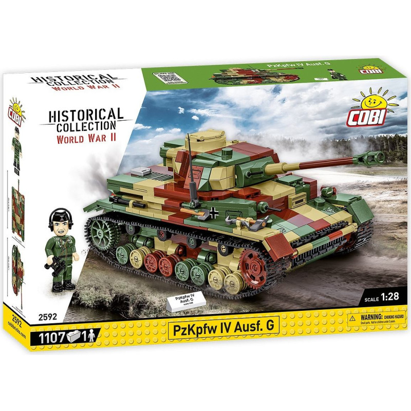 Cobi Klocki Klocki wwii pzkpfw iv ausf.g 1107 klocków
