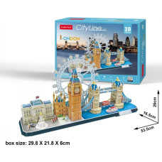 Cubic Fun Puzzle 3d city line london