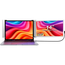Extralink Przenośne monitory do laptopa smart life s14  14'' 2 monitory,  ips,1920x1200