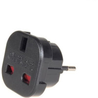Maclean Przejściówka adapter eu na uk mce72 czarna