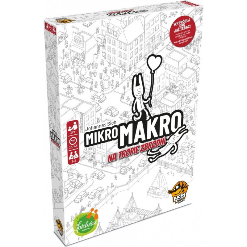 Lucky Duck Games Gra mikromakro na tropie zbrodni