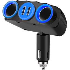 Vakoss zasilacz samochodowy tp-3268k, 2x gniazdo zapalniczki + 2x usb