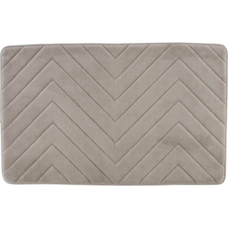 Beldray LA032647LGRYUFFEU7 Antibac Chevron Memory Foam Bath Mat