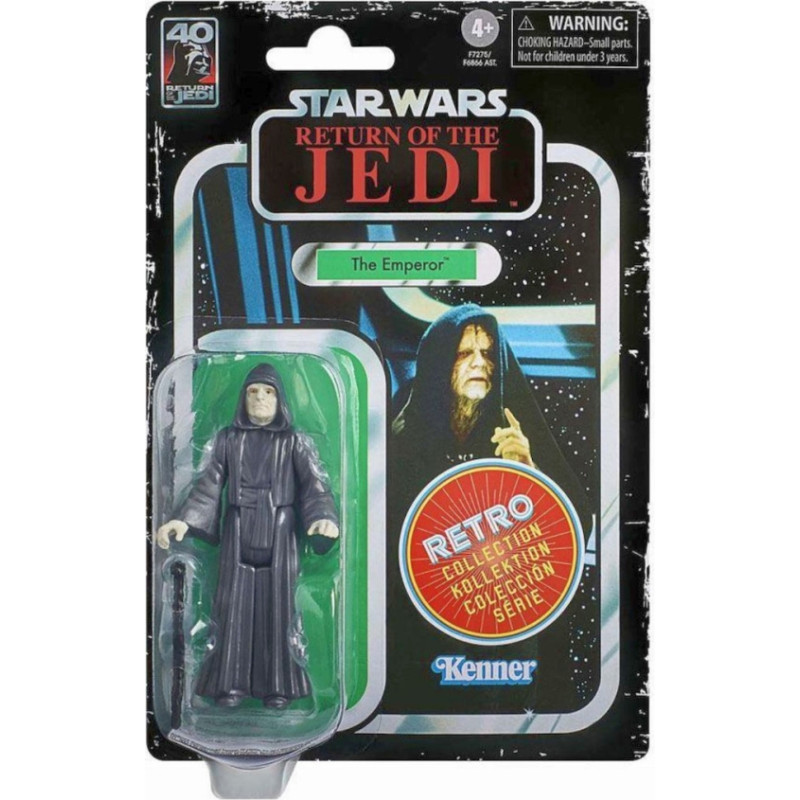 Hasbro Fans - Disney Star Wars: Return of the Jedi Retro Collection - The Emperor Action Figure (10cm) (F7275)