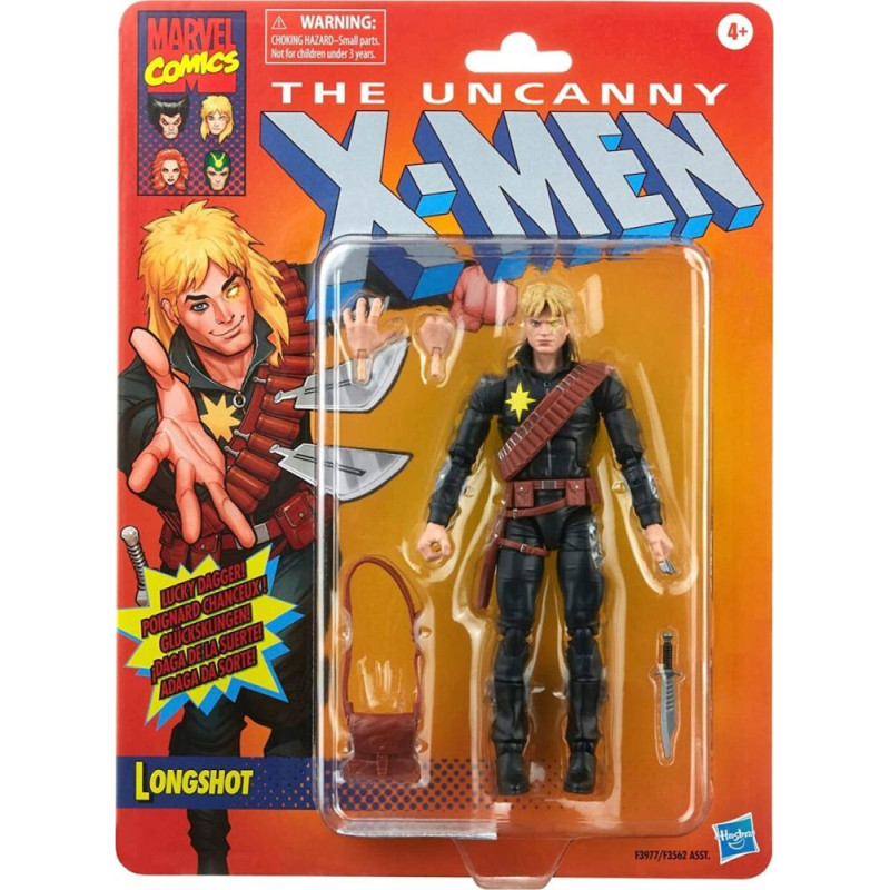 Hasbro Fans - Marvel Comic: The Uncanny X-Men - Longshot Action Figure (F3977)