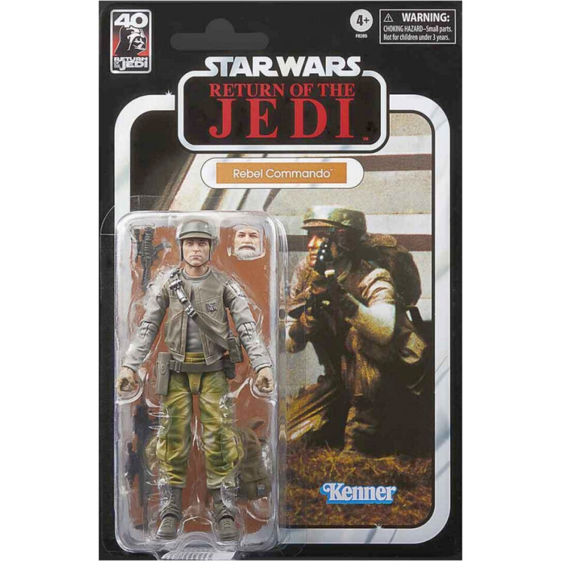 Hasbro Fans Disney Star Wars: The Black Series Deluxe Return of the Jedi - Rebel Commando Action Figure (15cm) (F8285)