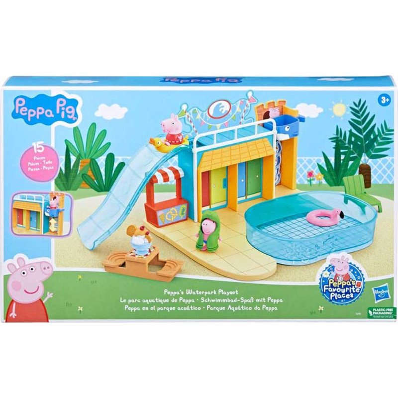 Hasbro Peppa Pig Peppas Favourite Places: Peppas Waterpark Playset (F6295)