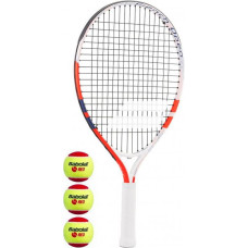 Babolat Tennis racket Babolat Roland Garros Kit RG / FO 21 + 3 balls Red Felt Jr 190014