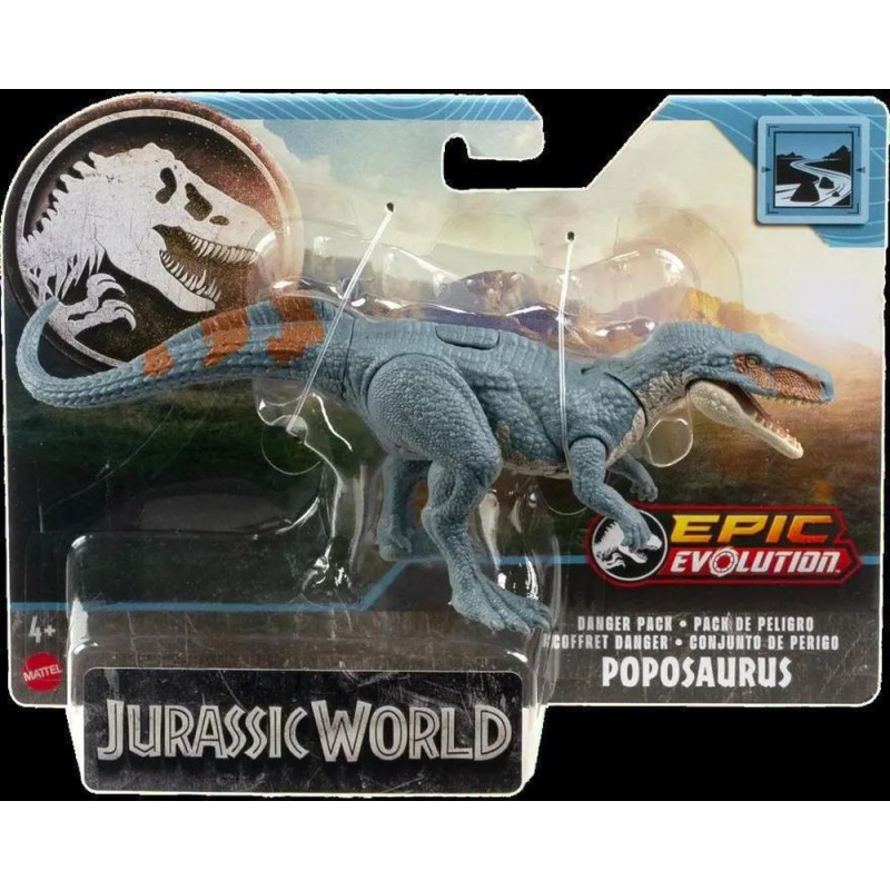 Mattel Jurassic World: Epic Evolution Danger Pack - Poposaurus (HTK49)