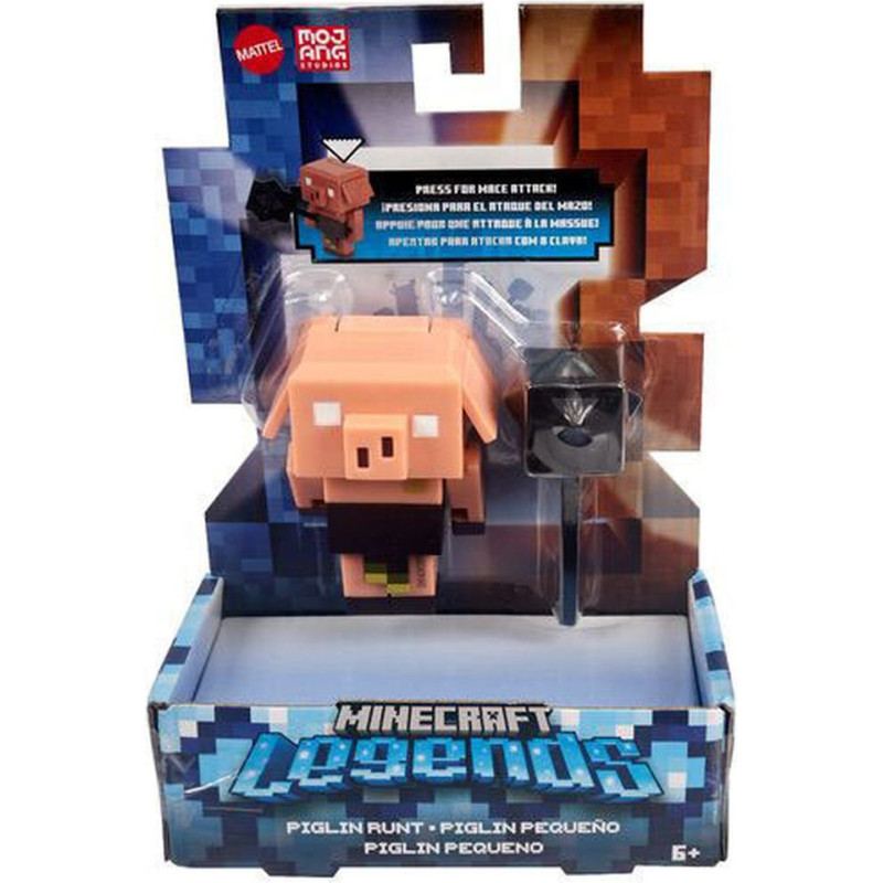 Mattel Minecraft: Legends - Piglin Runt Action Figure (8cm) (GYR79)