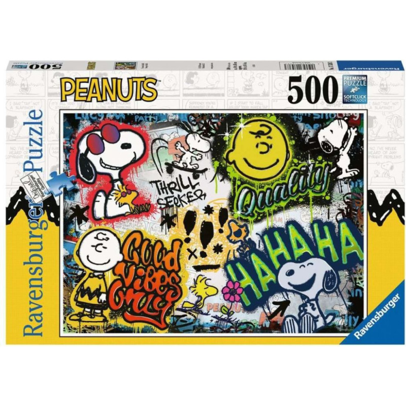 Ravensburger Puzzle: Peanuts  Snoopy Graffiti (500pcs) (17538)