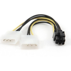 Gembird Kabel rozdzielacz zasilania 2xmolex/1x6pin btx