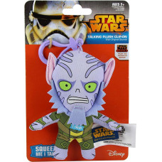 Jazwares - Star Wars - SW01592 - Zeb, mini plush figure with sound (Clip On) - Toy - rotaļlieta