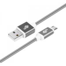 TB Kabel usb-micro usb 1.5 m grafitowy sznurek