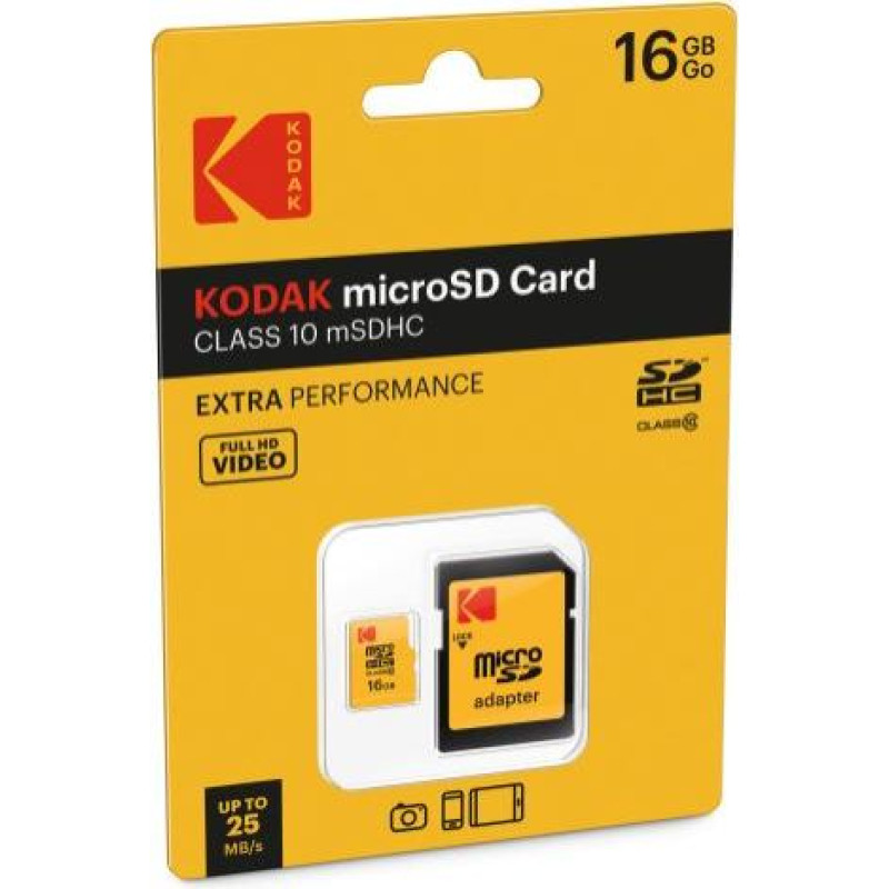 Kodak mSD 16GB Class10 Extra EKMSDM16GHC10CK