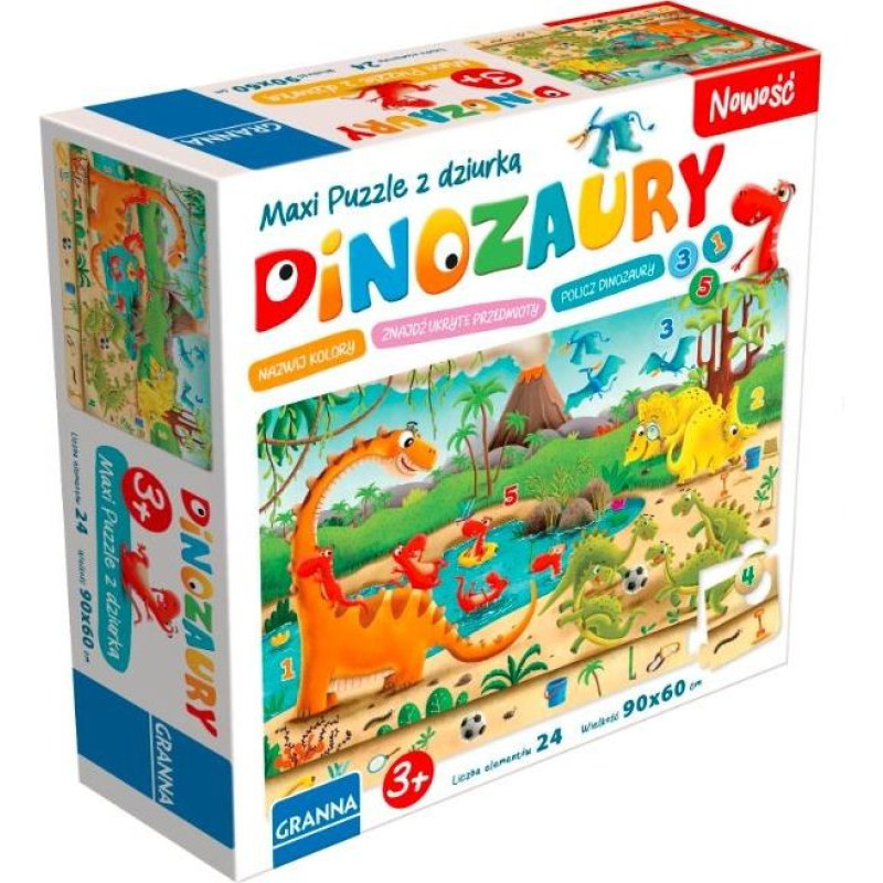 Granna Gra dinozaury maxi