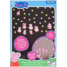 Paladone Peppa Pig Glow in the Dark Wall Decal Stars