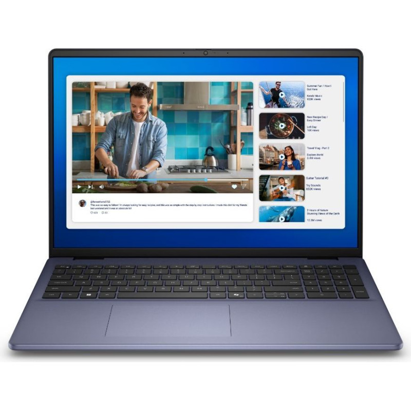 Dell Laptop dell 16 dc16251 w11p c7-150u/32gb/1tb/16.0 fhd+/int/fgrpr/wlan + bt/backlit kb/4 cell/3yps midnight blue