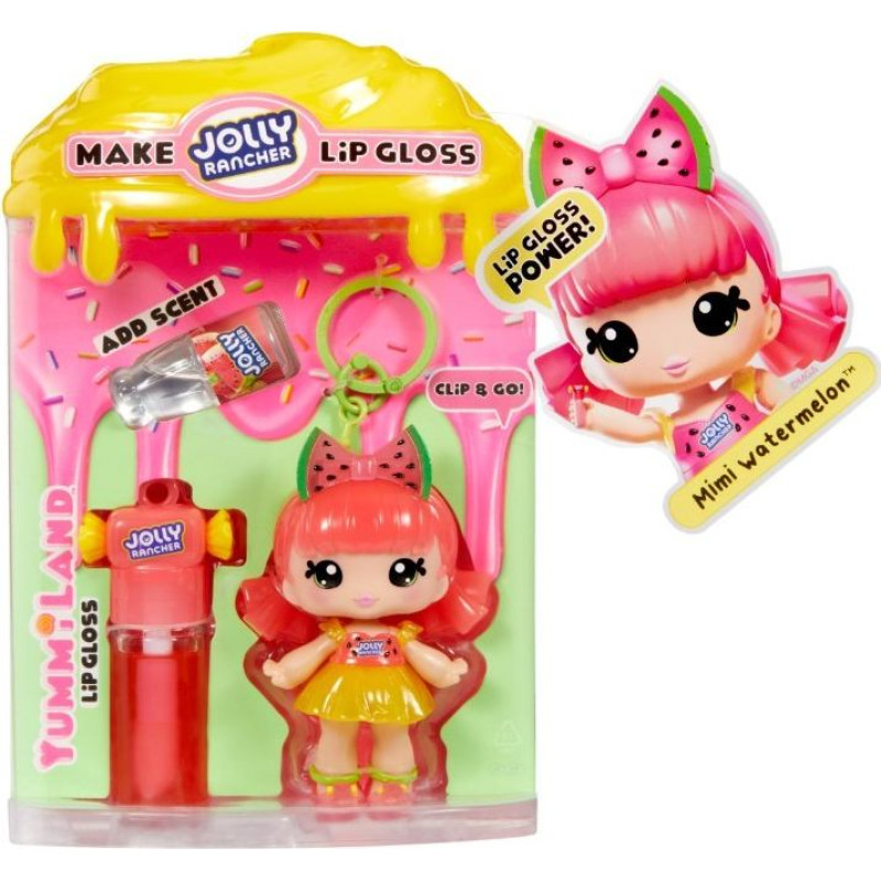 MGA Lalka yummiland lip gloss doll, mimi watermelon