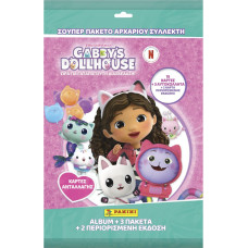 Panini Gabby's Dollhouse: Starter Pack (1 binder, 3 packs of 5 cards plus 2 limited edition cards)