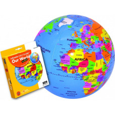Mg Dystrybucja Piłka caly globus 30 cm - nasz świat