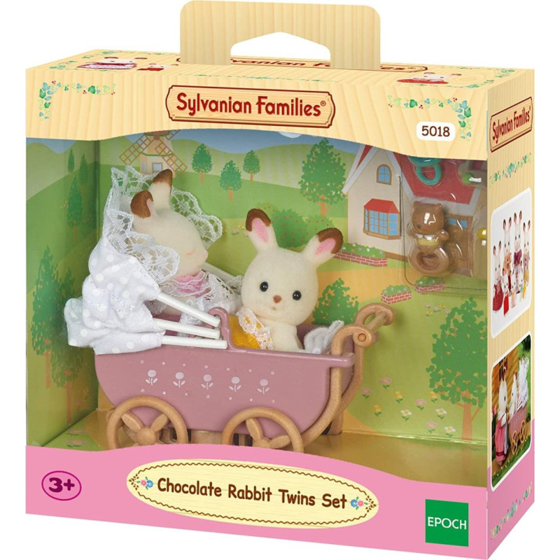 Sylvanian Families - Chocolate Rabbit Twins Set - Toy - rotaļlieta