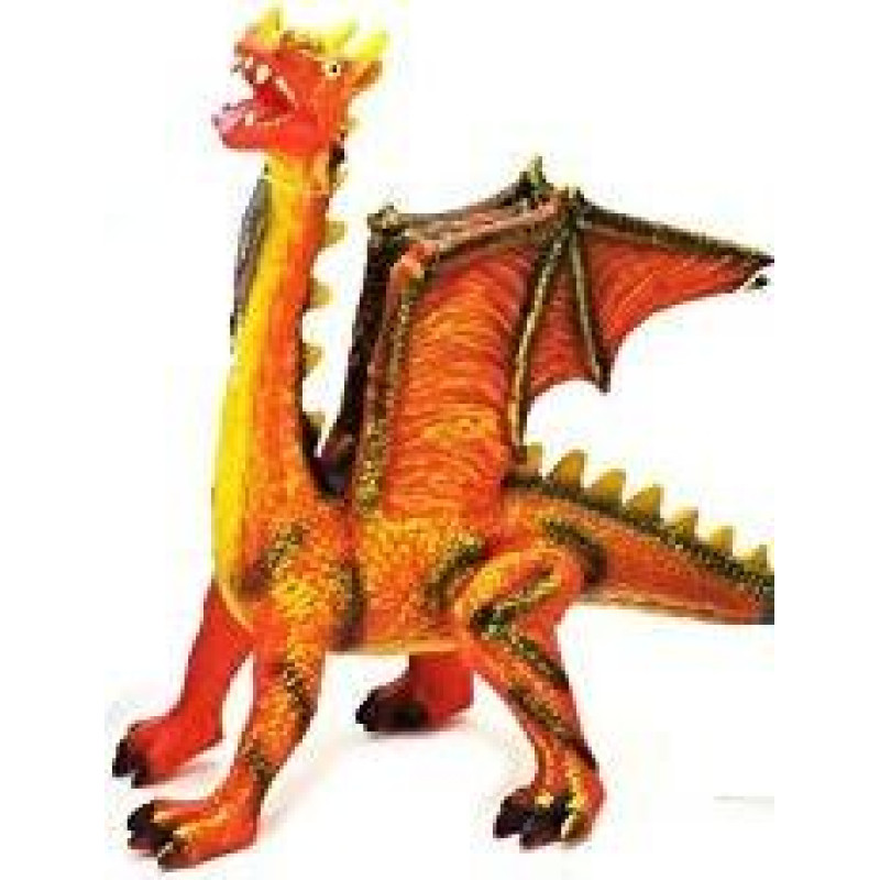 Globo Toys 38 cm W'Toy Soft Flying Dragon Orange - Toy - rotaļlieta