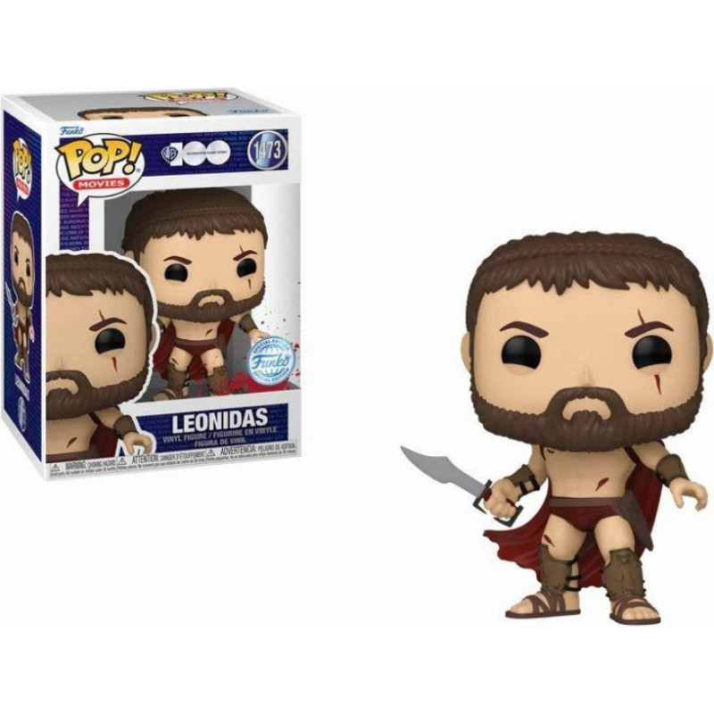 Funko Pop! Movies: 300 the Movie - Leonidas (Bloody) (Special Edition) #1473 Vinyl Figure