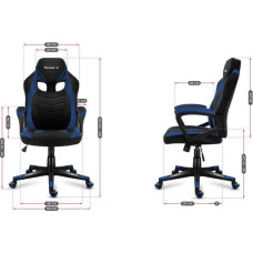 HZ-Force 2.5 Blue Mesh Gaming Chair