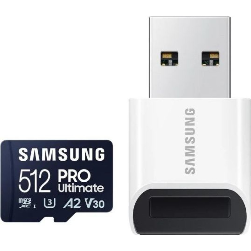 Samsung Karta pamięci microsd mb-my512sb/ww pro ultimate 512gb + czytnik