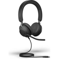 Jabra evolve2 40 se zestaw słuchawkowy przewodowa opaska na głowę połączenia/muzyka usb typu-a czarny