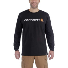 Carhartt Core Logo Hoodie - Black
