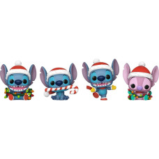Funko Pocket Pop! 4-Pack Disney: Lilo & Stitch Holiday Vinyl Figures