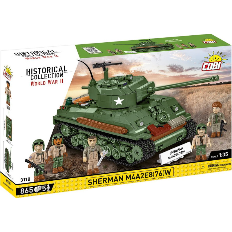 Cobi Klocki Klocki sherman m4a2e8 865 klocków