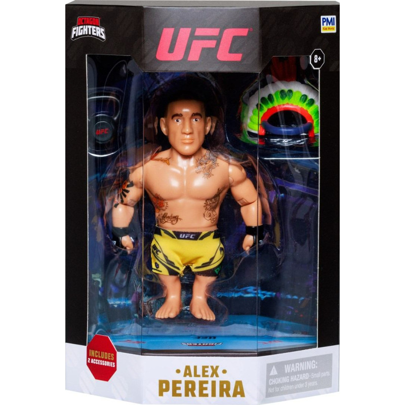 P.m.i. Kids World Ufc octagon fighters s1 action figure 11 cm - alex pereira