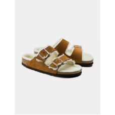 Birkenstock Arizona Shearling Mink W 1001135 Flip-Flops (38)