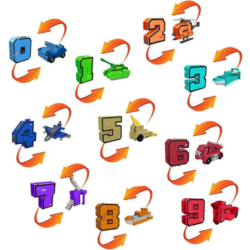 Pocket Morphers Mega-Bot Cipars - Transformers (2.Sērija)