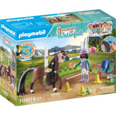 Playmobil WORLD OF HORSES Lēcienu arēna ar Zoju un Bleizu 71355