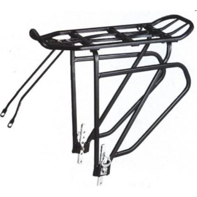 Luggage rack 24-28'' adjustable aluminum IB black