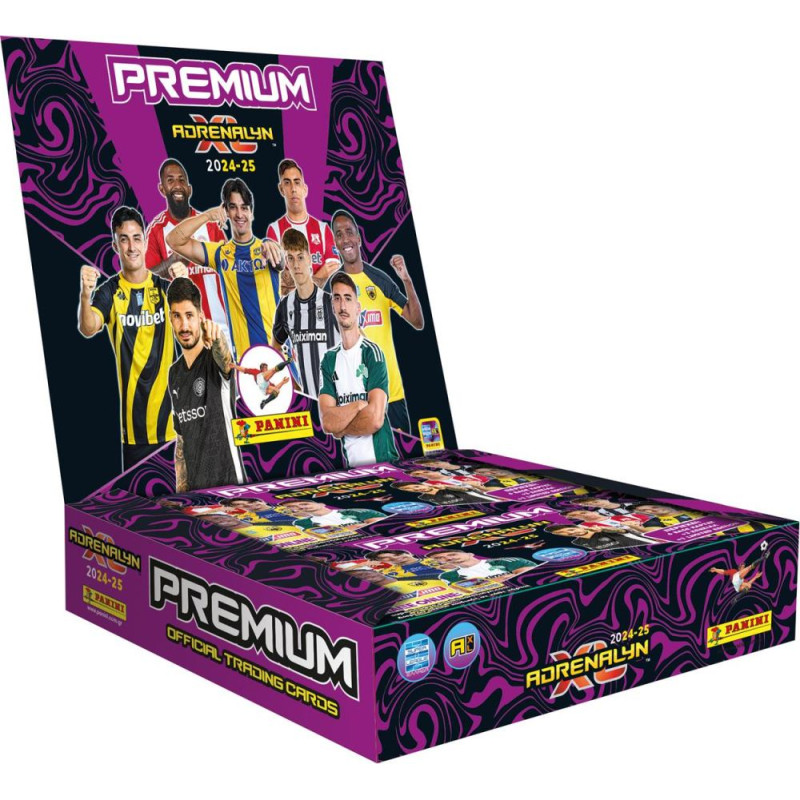 Panini Superleague 2025: Adrenalyn XL Display of 10 Premium Packs (10 Cards per Pack)