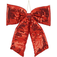 Mica RED DECORATIVE BOW 39x50CM MICA