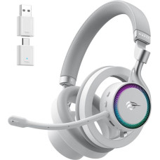 Havit Otwarte słuchawki gamingowe bezprzewodowe havit fuxi-h8 (białe)