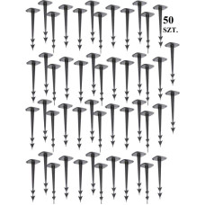 PINS, HEADS, PEGS FOR AGRO-TEXTILE HARPOON PEG, HEIGHT 12.5 CM, 50 PCS