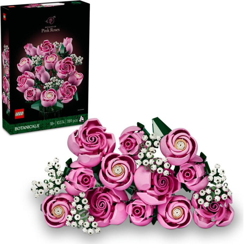 Lego ® Botanicals: Bouquet of Pink Roses (10374)